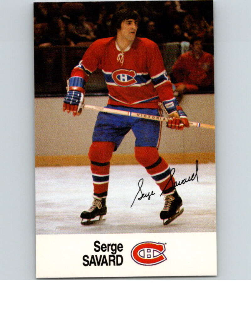 1988-89 Esso All-Stars Hockey Card Serge Savard  V75078 Image 1