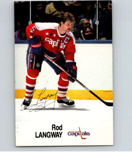 1988-89 Esso All-Stars Hockey Card Rod Langway  V75244 Image 1