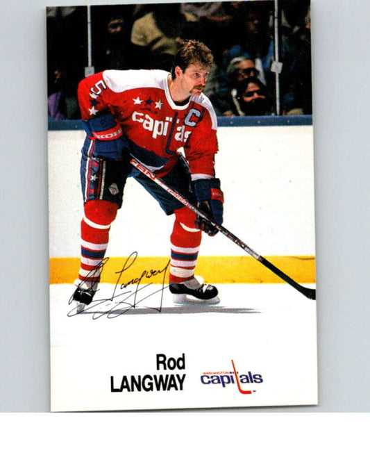1988-89 Esso All-Stars Hockey Card Rod Langway  V75248 Image 1