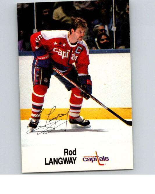 1988-89 Esso All-Stars Hockey Card Rod Langway  V75252 Image 1