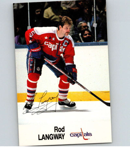 1988-89 Esso All-Stars Hockey Card Rod Langway  V75255 Image 1