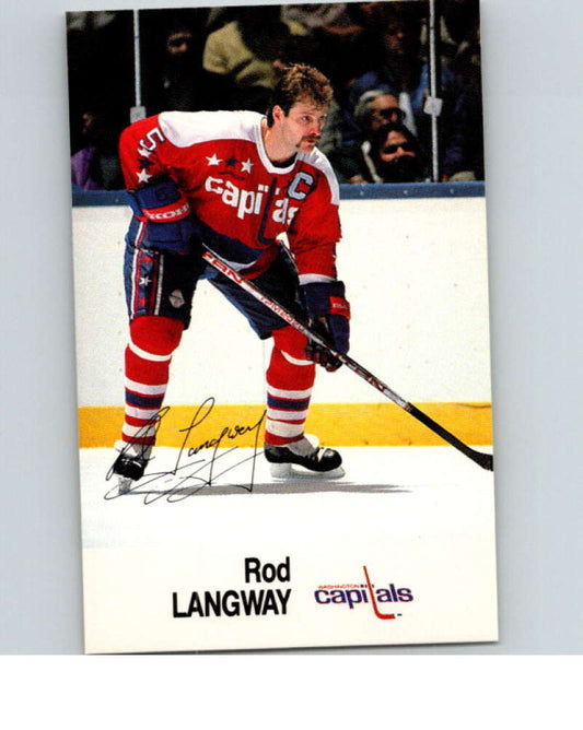 1988-89 Esso All-Stars Hockey Card Rod Langway  V75256 Image 1