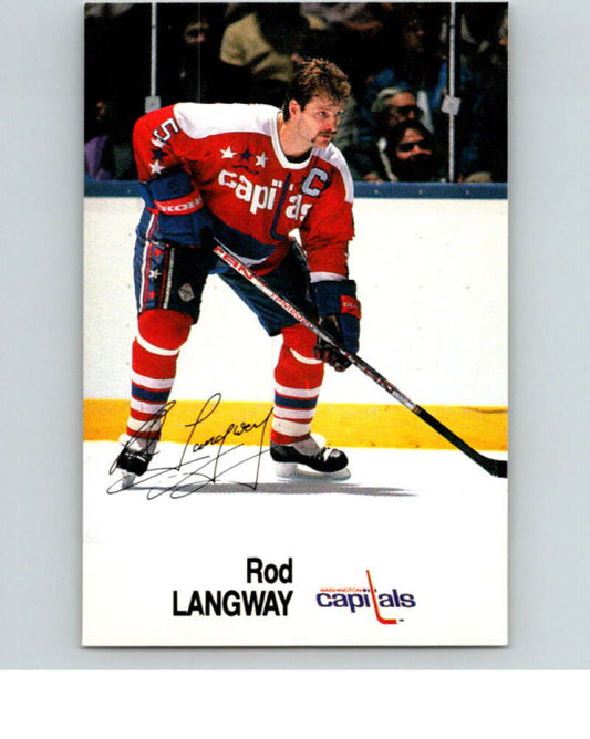 1988-89 Esso All-Stars Hockey Card Rod Langway  V75257 Image 1