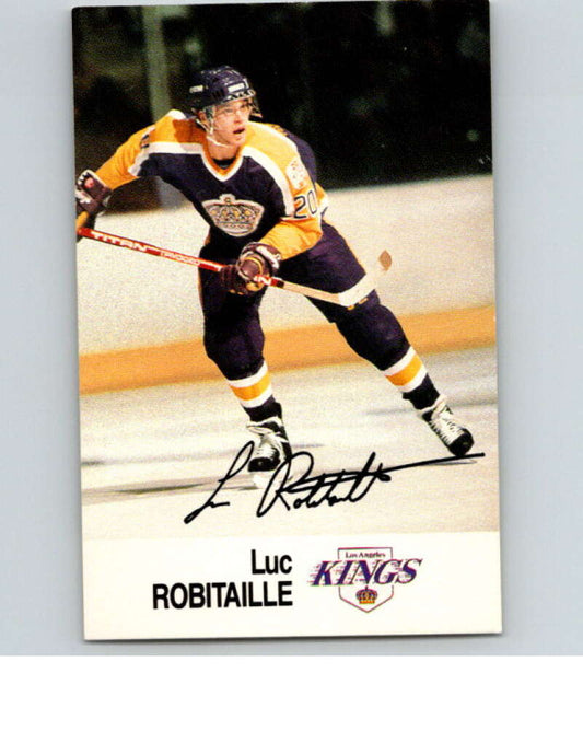 1988-89 Esso All-Stars Hockey Card Luc Robitaille  V75298 Image 1