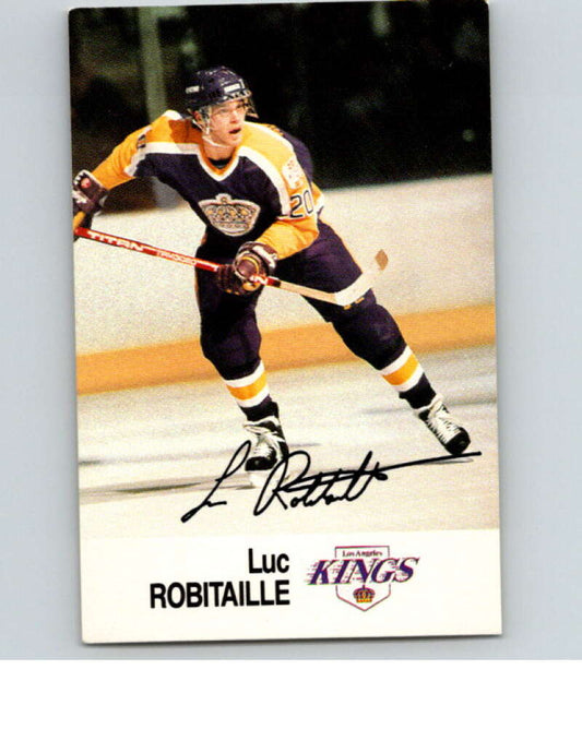 1988-89 Esso All-Stars Hockey Card Luc Robitaille  V75299 Image 1