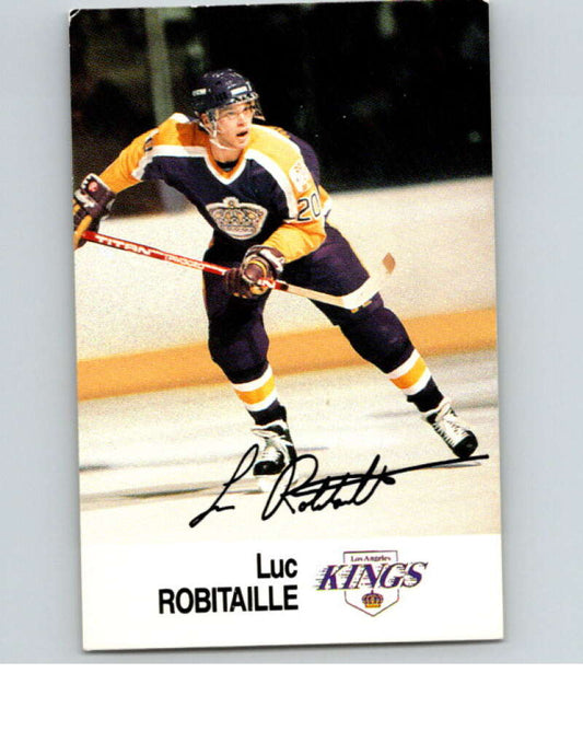 1988-89 Esso All-Stars Hockey Card Luc Robitaille  V75301 Image 1