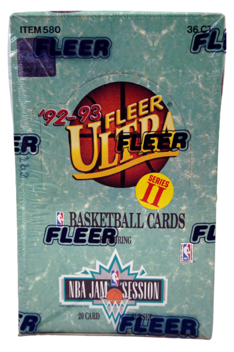 1992-93 Fleer Ultra Series 2 Basketball Hobby Sealed Box - SHAQ RC? 36 Pack Box Image 1
