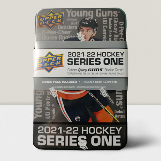 2021-22 Upper Deck Series 1 Hockey Tin Factory Sealed  Image 1