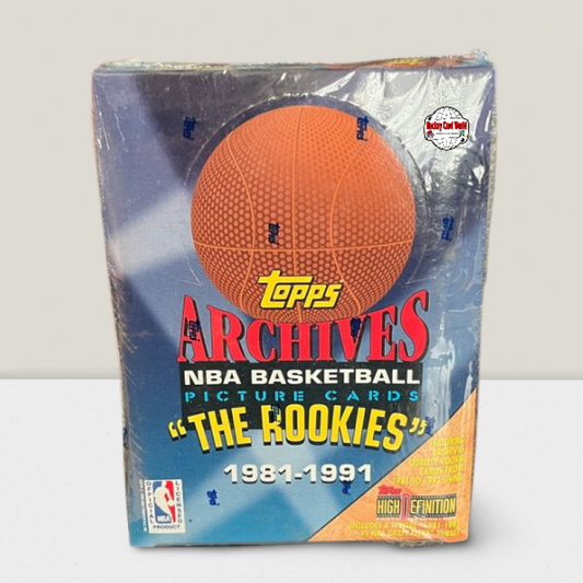 1992-93 Topps Archives The Rookies NBA Basketball Sealed Box - 24 Packs Per Box Image 1