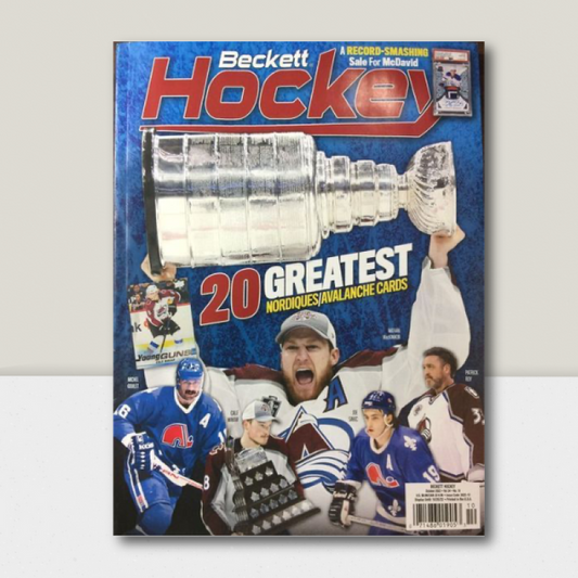 October 2022 Beckett Hockey Monthly Magazine - Avalanche Champs Cover  Image 1