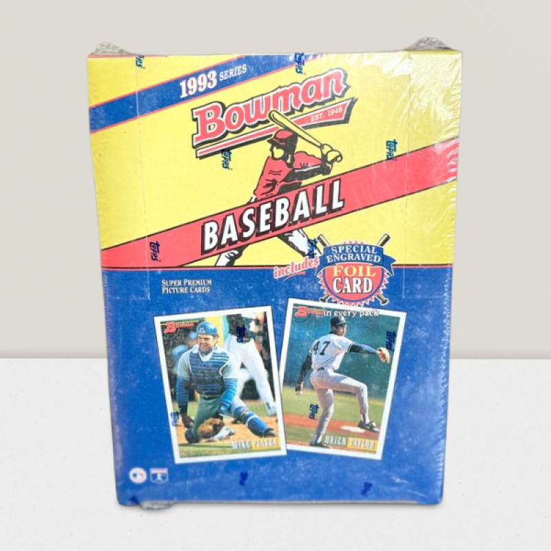 1993 Bowman Baseball Hobby Box - 24 packs - Jeter RC? Image 1