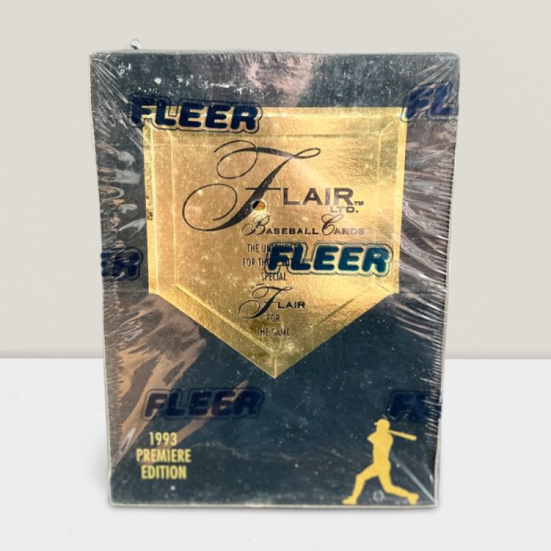 1993 Fleer Flair Ltd. Baseball Hobby Box - 24 Packs per Box Image 1