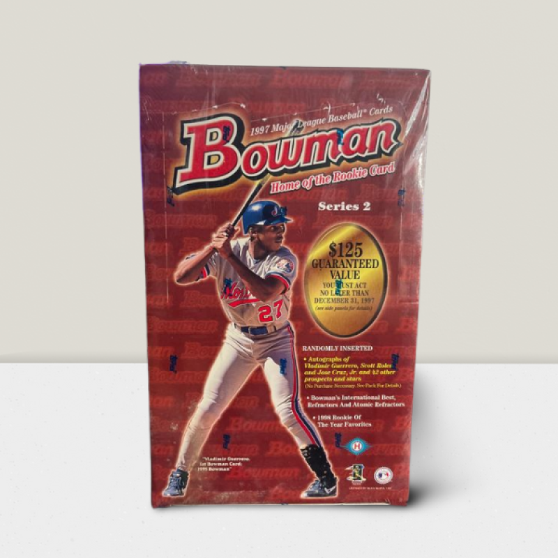 1997 Bowman Series 2 Baseball Hobby Box - 24 Packs per Box Image 1