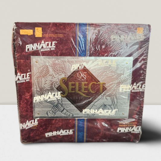 1995 Pinnacle Select Certified Edition Football Sealed Hobby Box - 20 Packs Per Box Image 1