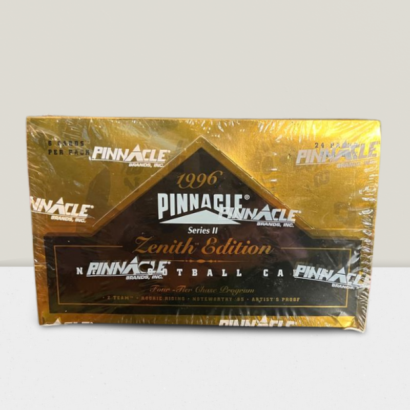 1996 Pinnacle Zenith Series 2 Football Sealed Hobby Box - 24 Packs Per Box Image 1