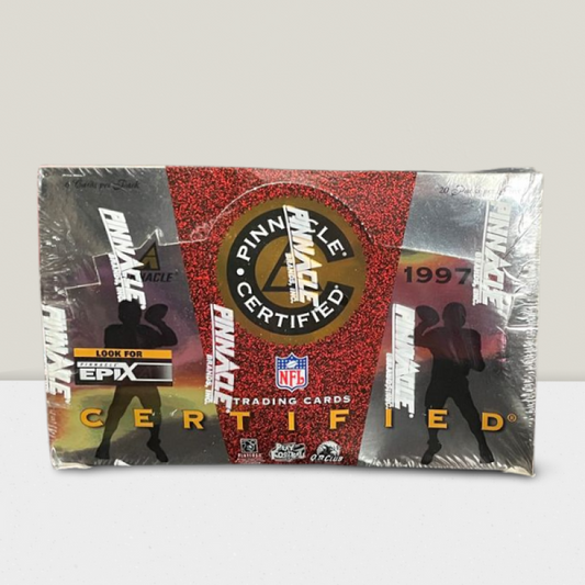 1997 Pinnacle Certified Football Sealed Hobby Box - 20 Packs Per Box Image 1