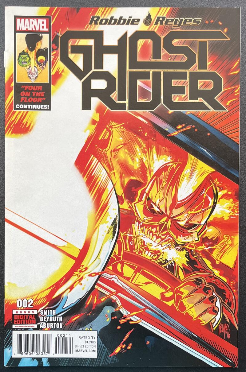 Ghost Rider #2 Marvel Comic Book Feb. 2017 Direct Edition - CB206 Image 1