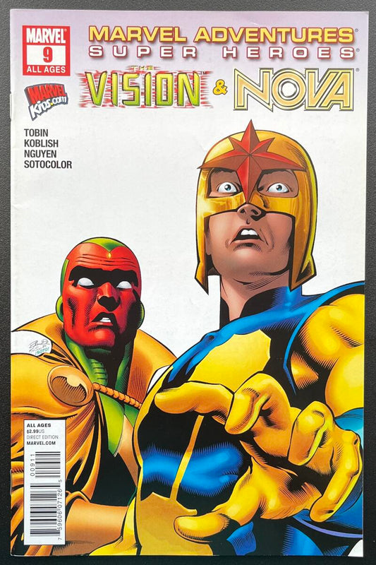 Marvel Adventures The Vision & Nova #9 Marvel Comic Book 2010-2012 - CB209 Image 1