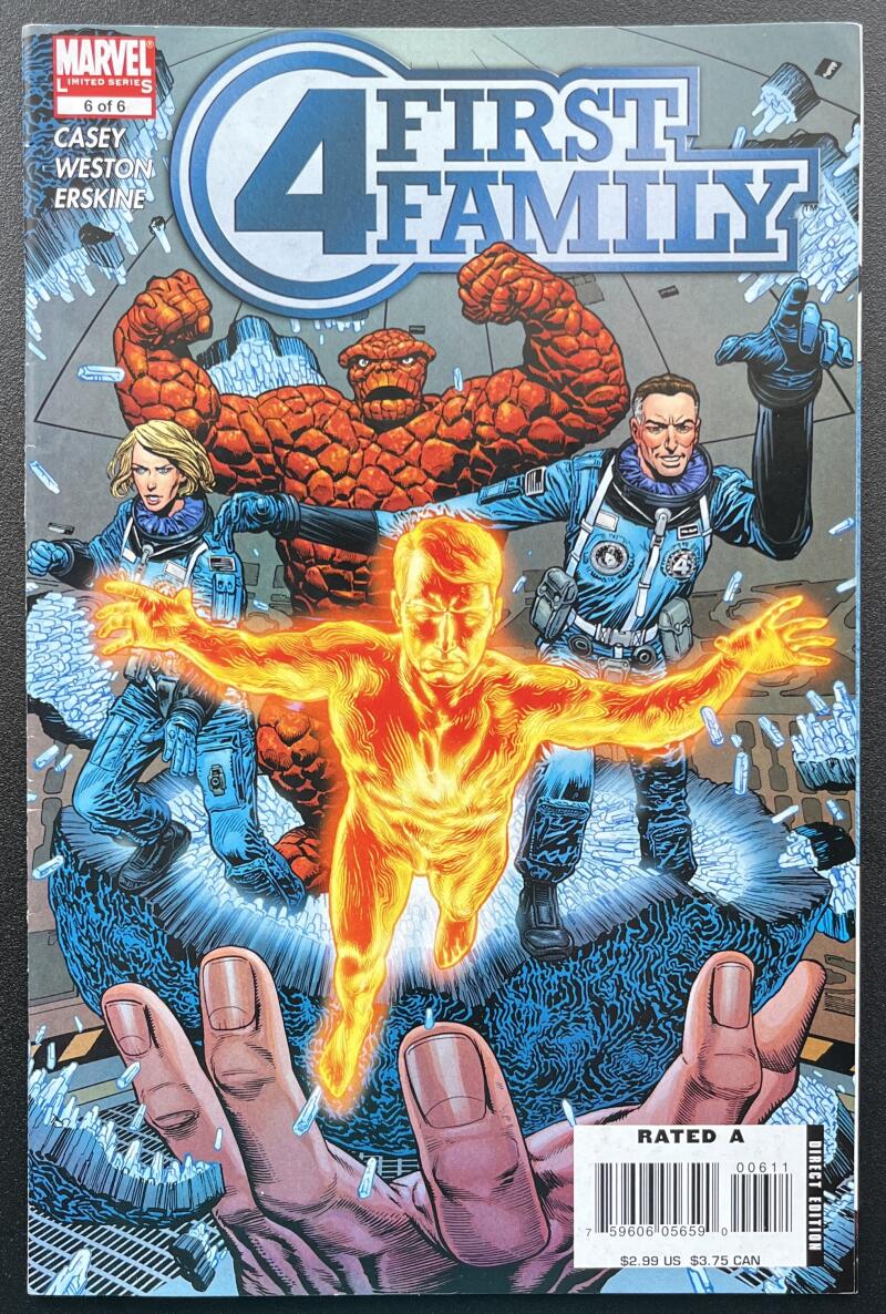 Fantastic Four: First Family #6 Marvel Comic Book Out. 2006 Direct Edition - CB213 Image 1