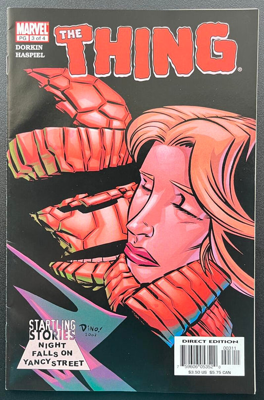 The Thing Startling Stories #3 Marvel Comic Book 2003 Direct Edition - CB214 Image 1