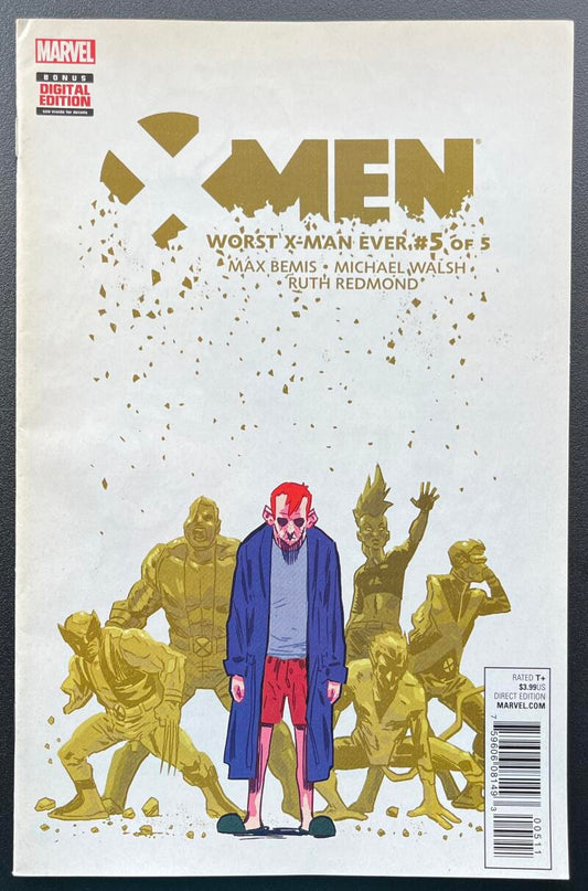 X-Men: Worst X-Man Ever #5 Marvel Comic Book Aug. 2016 Direct Edition - CB217 Image 1