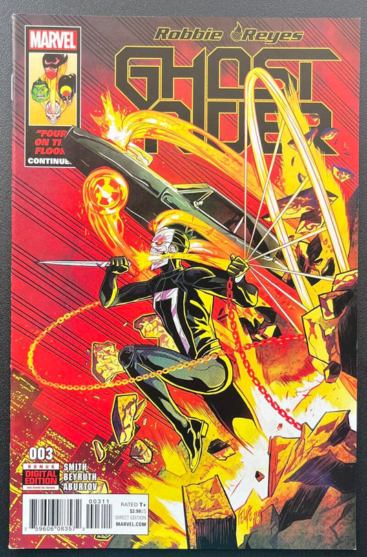 Ghost Rider #3 Marvel Comic Book Mar. 2017 Direct Edition - CB218 Image 1