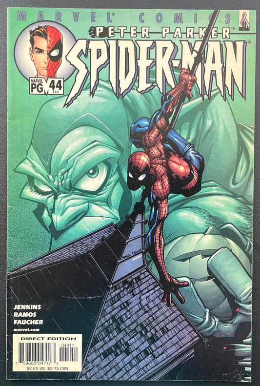 Peter Parker Spider-Man #44 Marvel Comic Book Jul. 2002 Direct Edition - CB224 Image 1