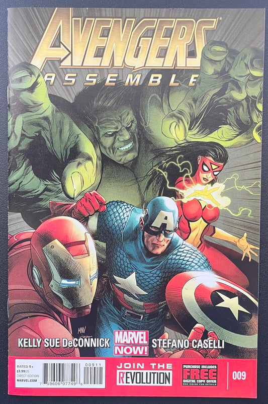 Avengers Assemble  #9 Marvel Comic Book 2012-2014 Direct Edition - CB236 Image 1