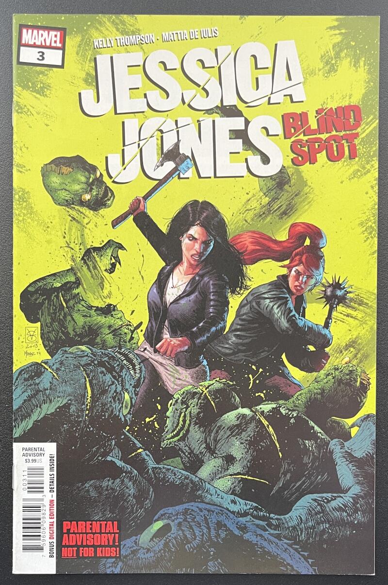 Jessica Jones Blind Spot #3 Marvel Comic Book Apr. 2020 Direct Edition - CB238 Image 1