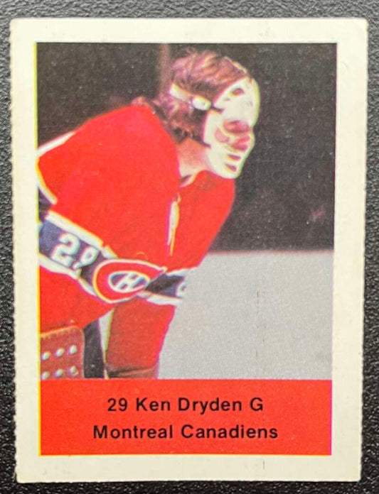 1974-75 Loblaws Hockey Sticker Ken Dryden Canadiens  V75550 Image 1