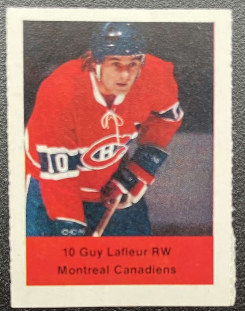 1974-75 Loblaws Hockey Sticker Guy Lafleur Canadiens  V75561 Image 1