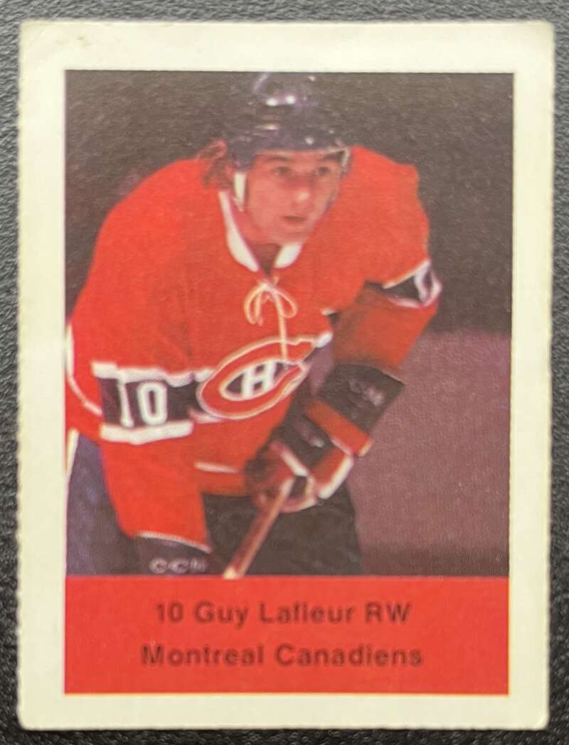 1974-75 Loblaws Hockey Sticker Guy Lafleur Canadiens  V75562 Image 1