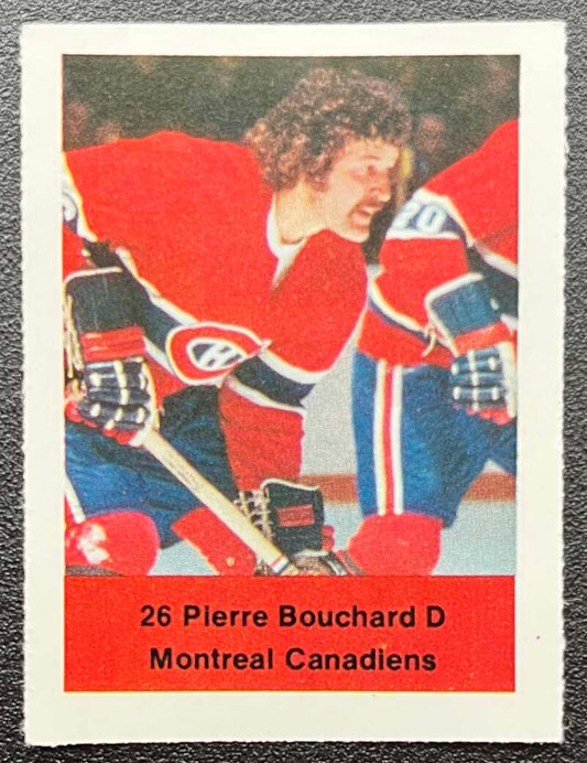 1974-75 Loblaws Hockey Sticker Pierre Bouchard Canadiens  V75569 Image 1