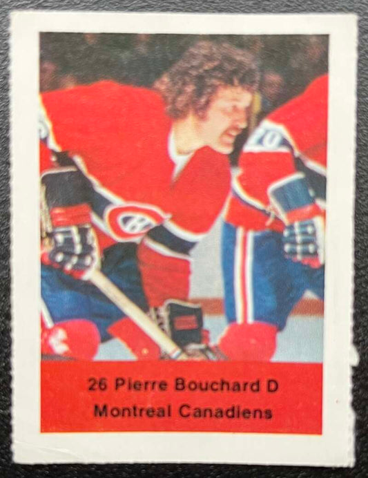 1974-75 Loblaws Hockey Sticker Pierre Bouchard Canadiens  V75570 Image 1