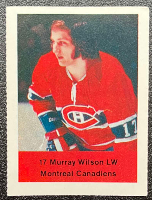 1974-75 Loblaws Hockey Sticker Murray Wilson Canadiens  V75573 Image 1