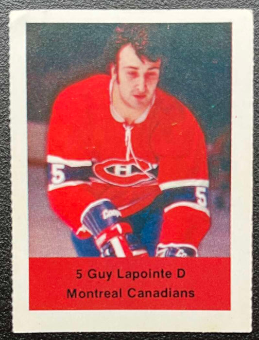 1974-75 Loblaws Hockey Sticker Guy Lapointe Canadiens  V75577 Image 1