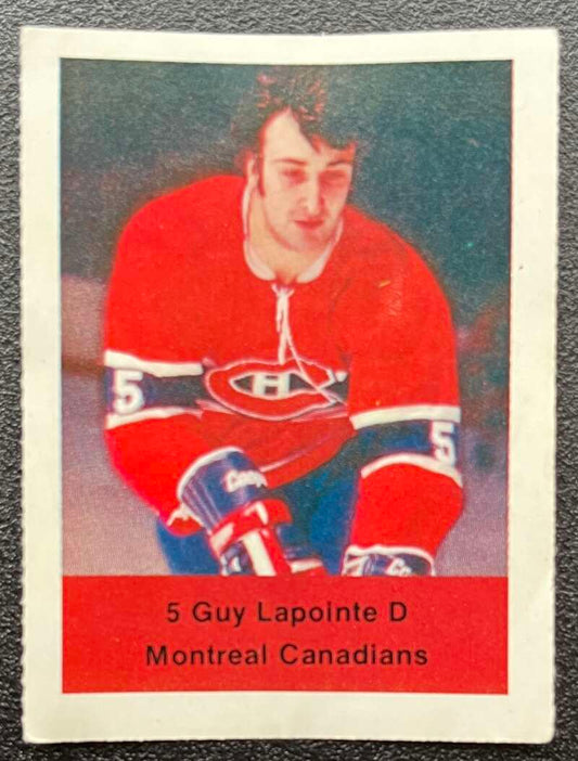 1974-75 Loblaws Hockey Sticker Guy Lapointe Canadiens  V75579 Image 1