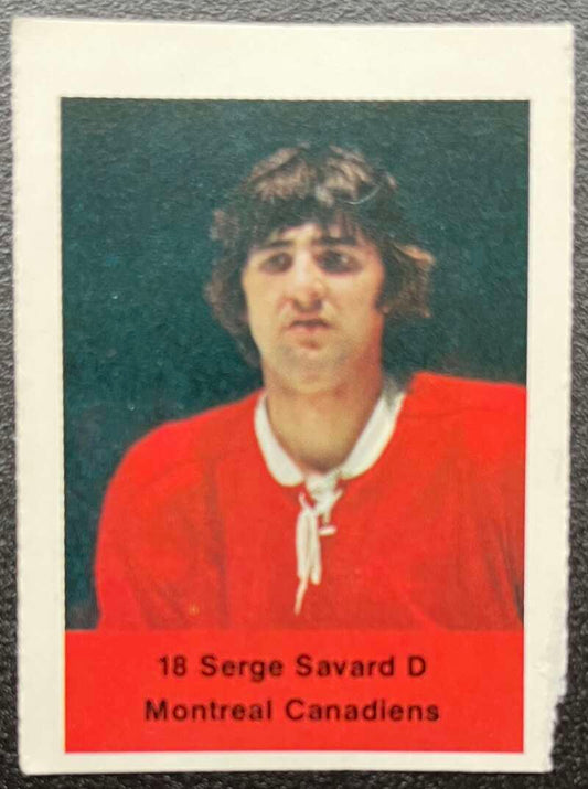 1974-75 Loblaws Hockey Sticker Serge Savard Canadiens  V75583 Image 1