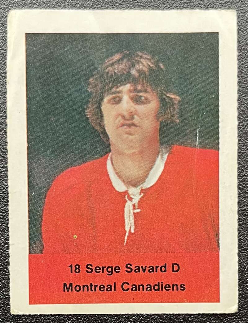 1974-75 Loblaws Hockey Sticker Serge Savard Canadiens  V75584 Image 1