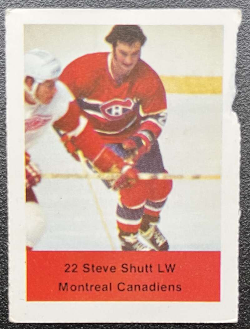 1974-75 Loblaws Hockey Sticker Steve Shutt Canadiens  V75588 Image 1