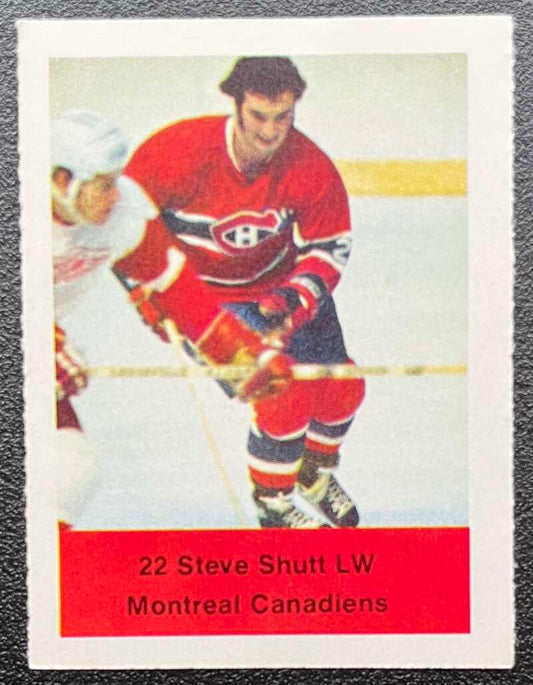 1974-75 Loblaws Hockey Sticker Steve Shutt Canadiens  V75590 Image 1