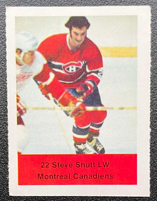 1974-75 Loblaws Hockey Sticker Steve Shutt Canadiens  V75591 Image 1