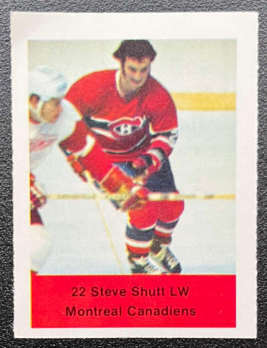 1974-75 Loblaws Hockey Sticker Steve Shutt Canadiens  V75593 Image 1