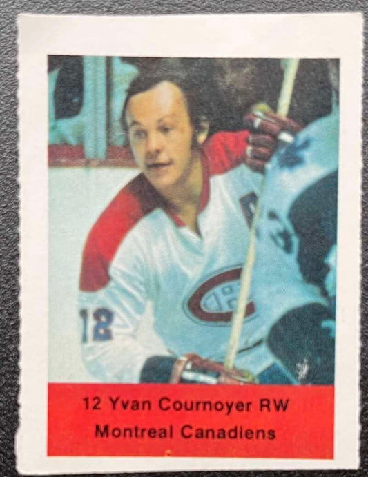 1974-75 Loblaws Hockey Sticker Yvan Courneyer Canadiens  V75595 Image 1