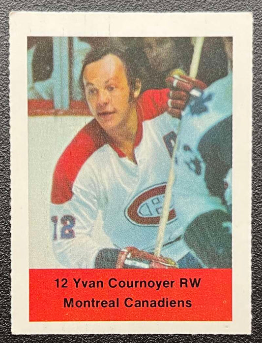 1974-75 Loblaws Hockey Sticker Yvan Courneyer Canadiens  V75596 Image 1