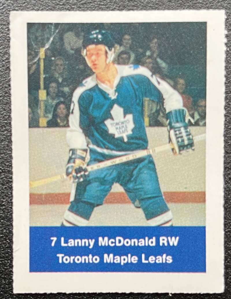 1974-75 Loblaws Hockey Sticker Lanny McDonald Leafs  V75622 Image 1