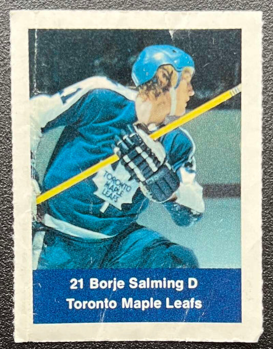 1974-75 Loblaws Hockey Sticker Borje Salming Leafs  V75632 Image 1