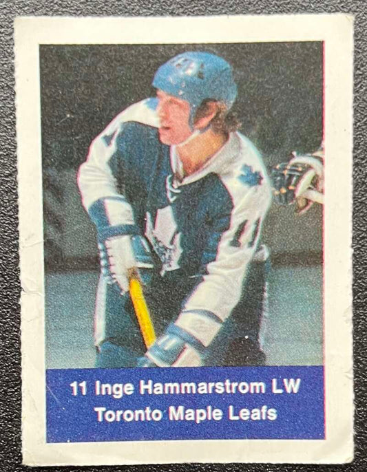 1974-75 Loblaws Hockey Sticker Imge Hammarstrom Leafs  V75635 Image 1