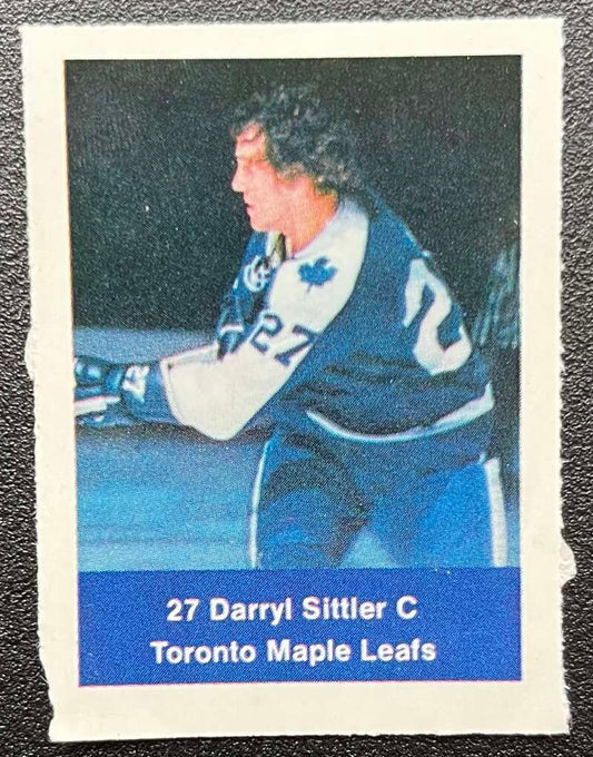 1974-75 Loblaws Hockey Sticker Darryl Sittler Leafs  V75641 Image 1