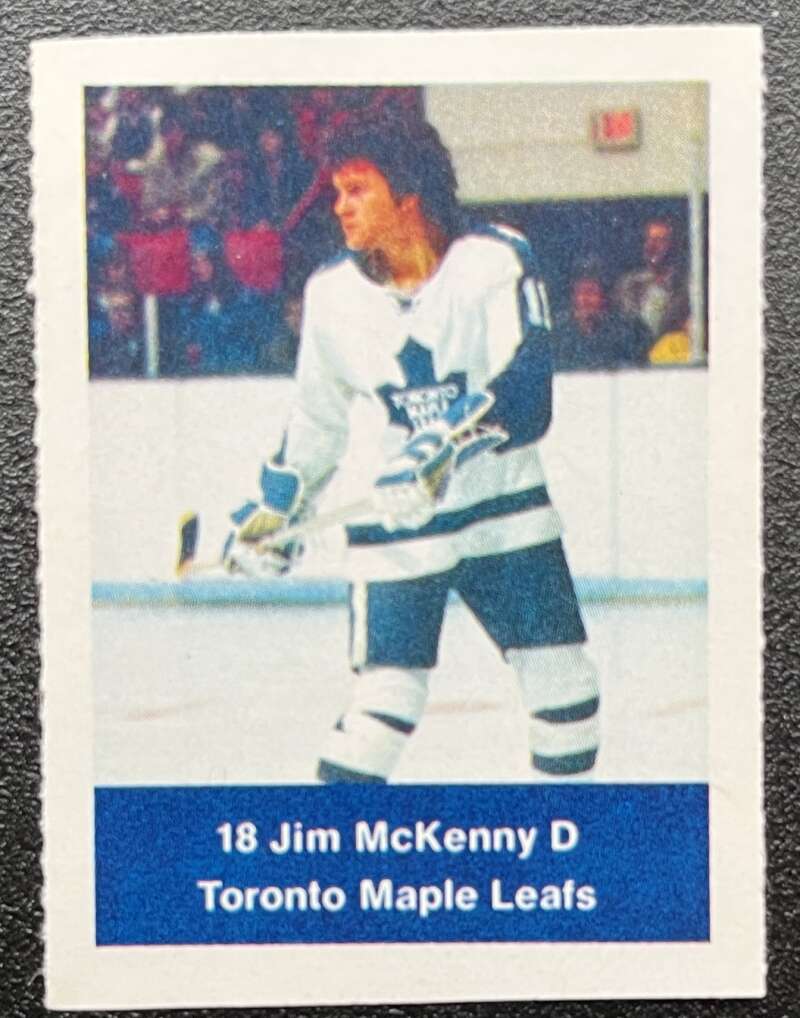 1974-75 Loblaws Hockey Sticker Jim McKenny Leafs  V75645 Image 1